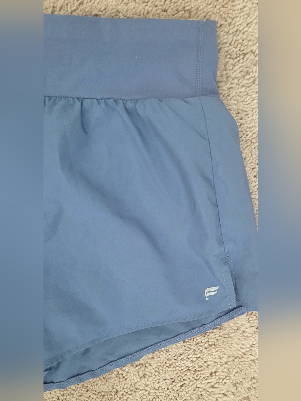 Fabletics Sun Chaser Shorts Activewear, Elemental Blue Color, Size S, Pocket - Picture 4 of 6